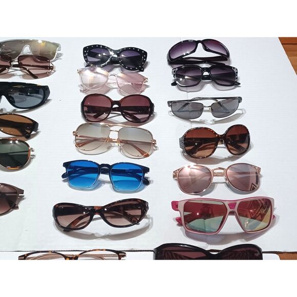 Bulk Lot of 40 Pairs Various Brands, Colors and Styles of Eyeglasses Sunglasses - Picture 4 of 5